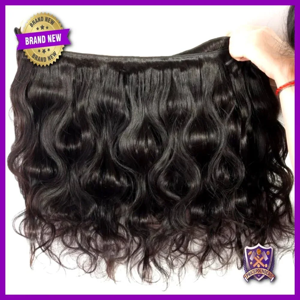 3 Bundles 100% Brazilian Virgin Human Hair Extensions 18-22 Inch Body Wave